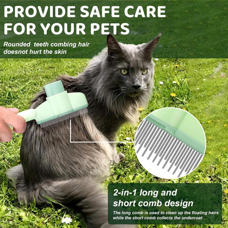 Self-Cleaning Slicker Comb for Cats & Dogs