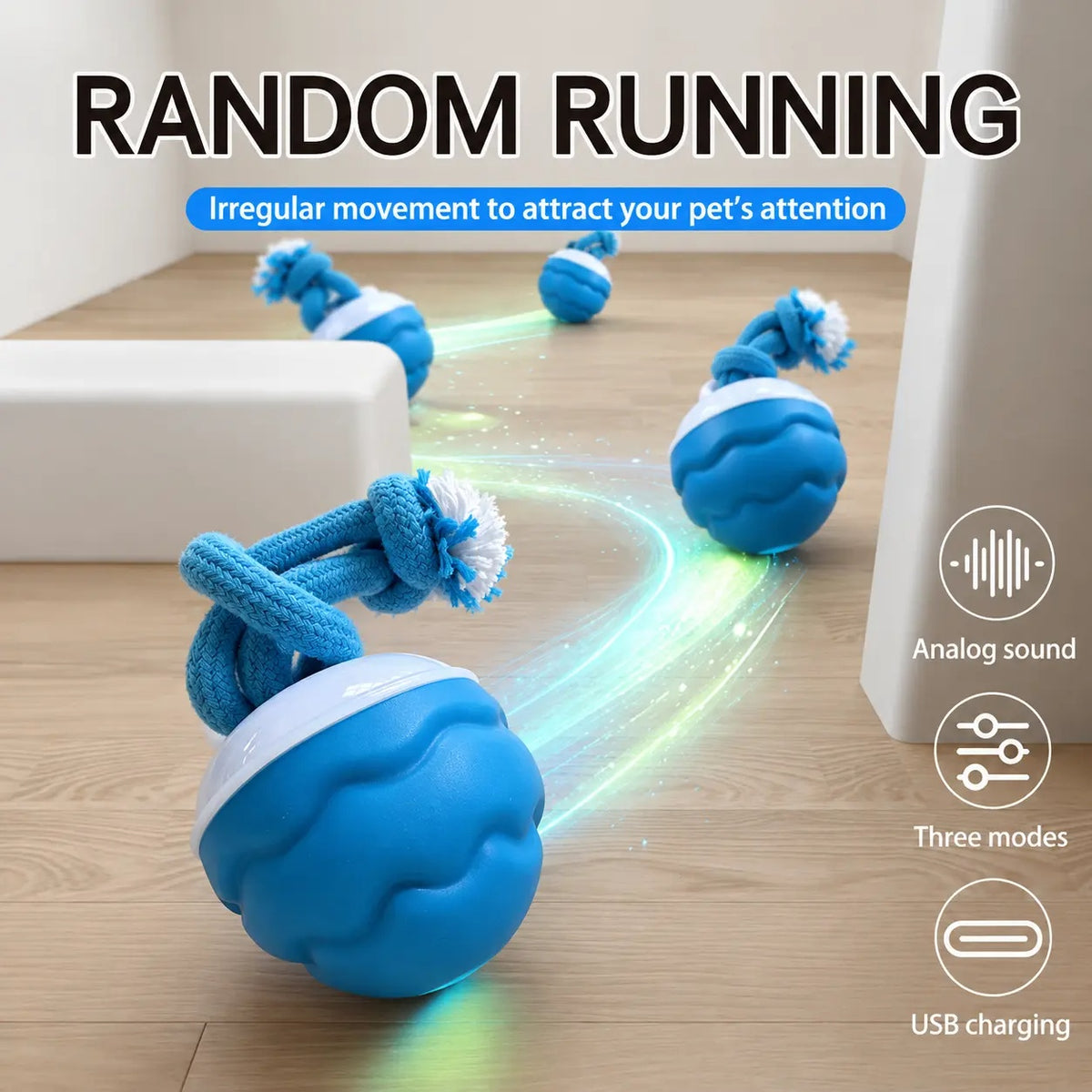 Random running movement