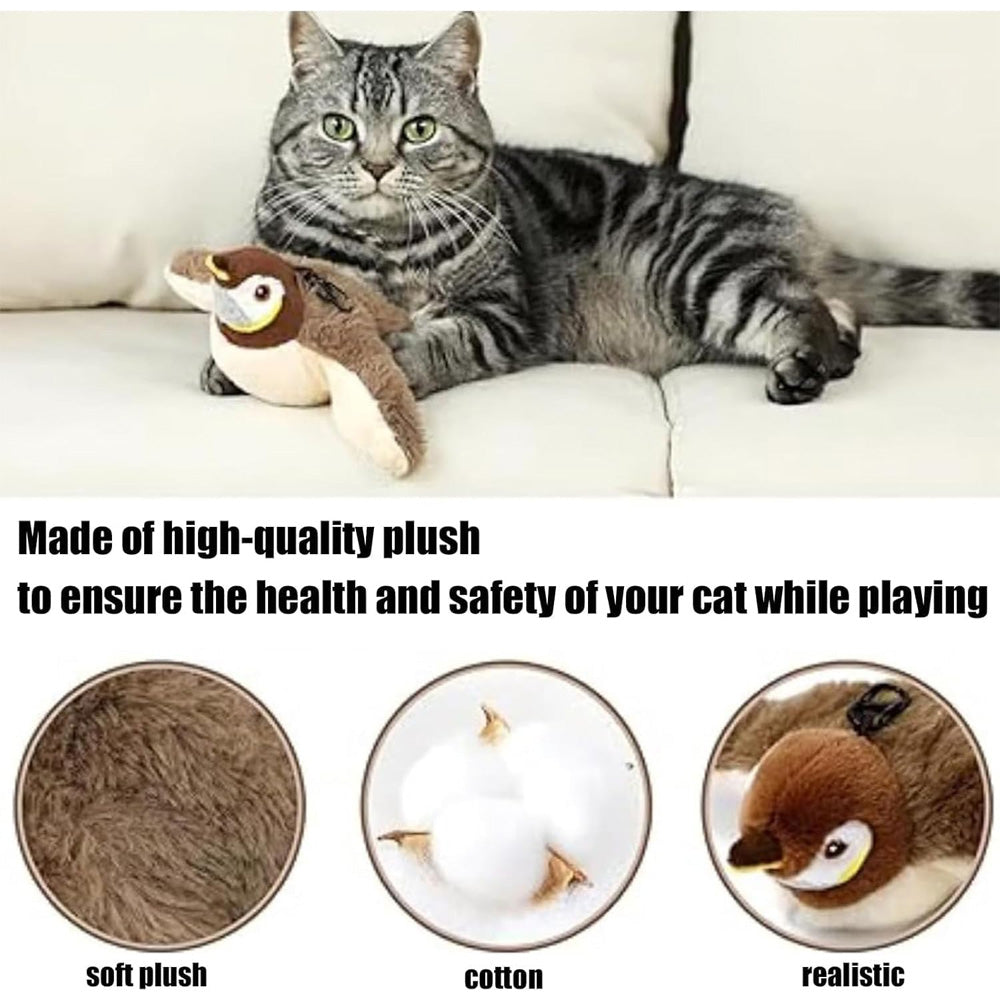 Chirping Bird Cat Toy (Rechargeable)