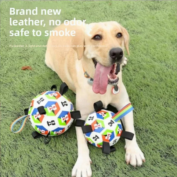 Grab-Tab Soccer Ball for Dogs