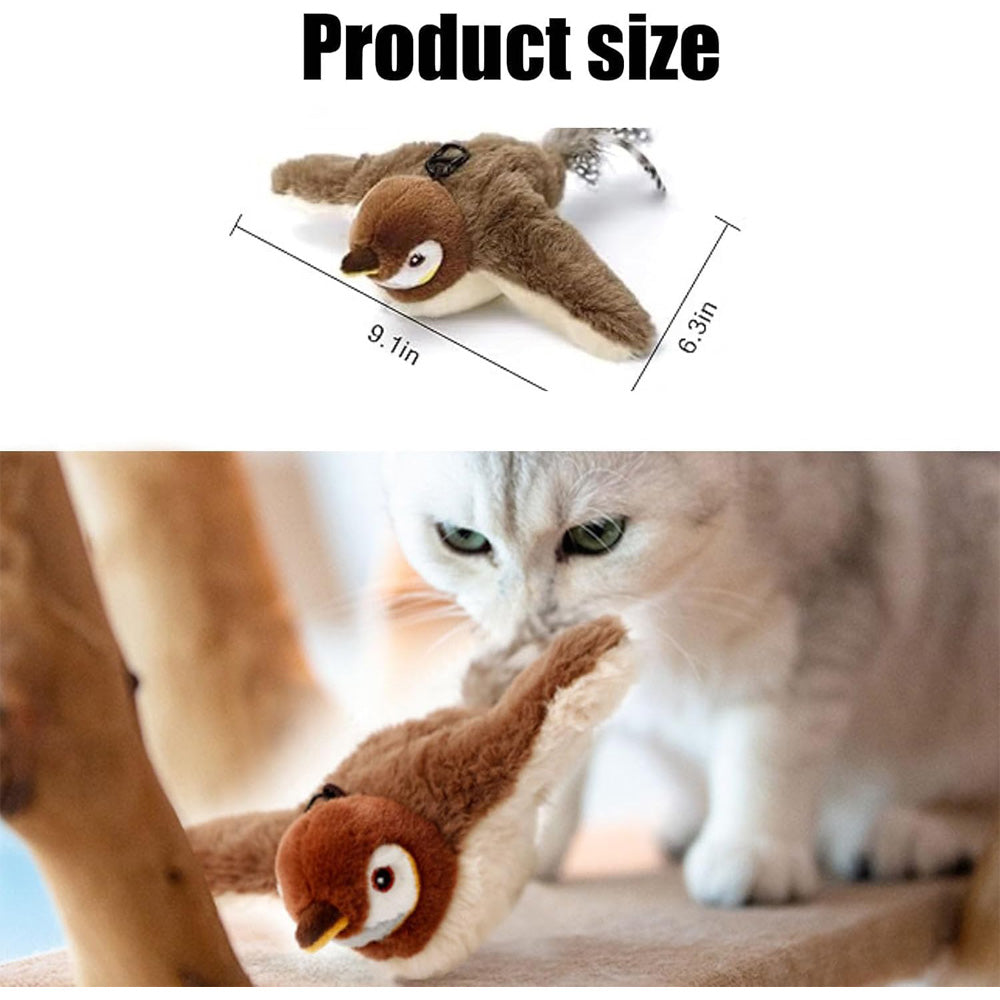 Chirping Bird Cat Toy (Rechargeable)