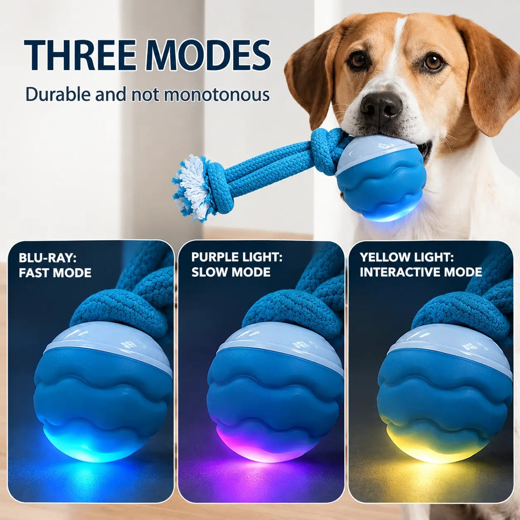 Three play modes with different light colors