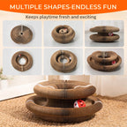 Fold & Play Cat Scratcher with Bell Ball
