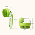 Soap-Dispensing Bath Brushes (2-Pack)
