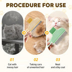 Self-Cleaning Slicker Comb for Cats & Dogs