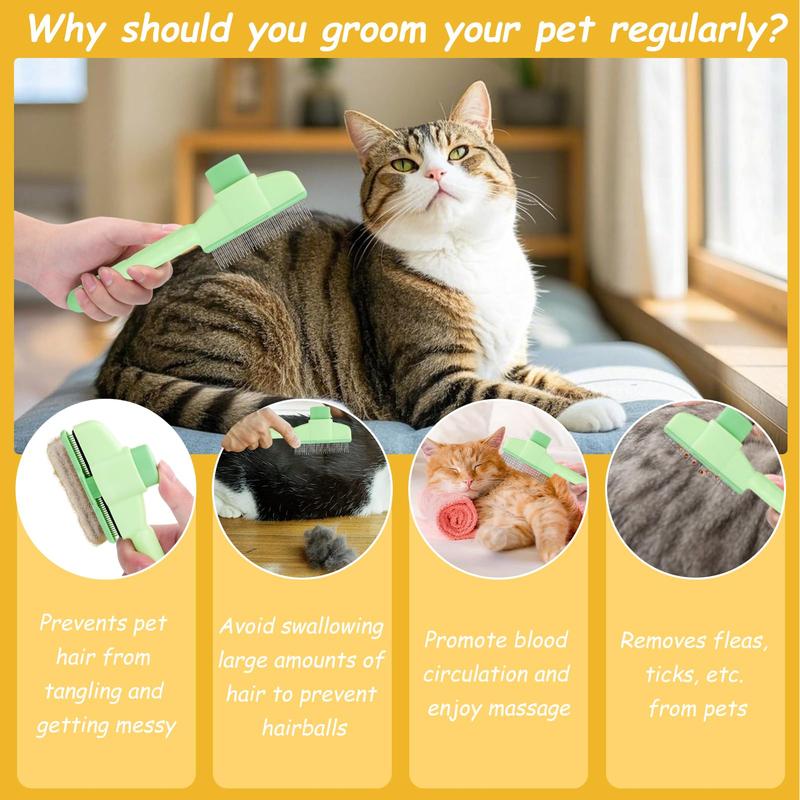Self-Cleaning Slicker Comb for Cats & Dogs