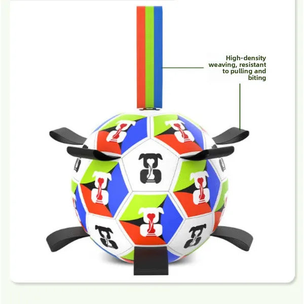 Grab-Tab Soccer Ball for Dogs