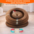 Fold & Play Cat Scratcher with Bell Ball