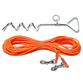 30 ft Yard & Camping Tie-Out with Ground Stake