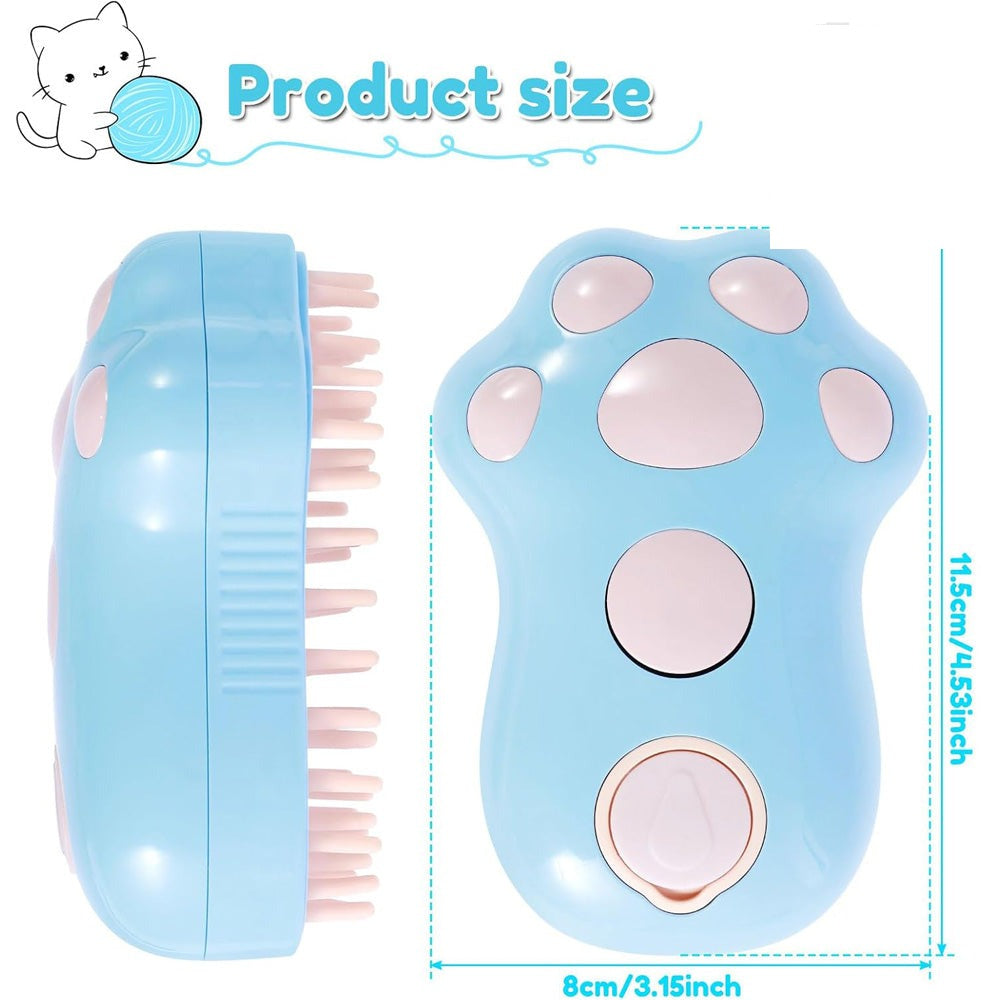 Paw Mist brush size: about 4.5 by 3.1 inches
