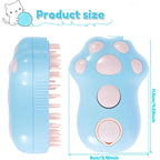 Paw Mist brush size: about 4.5 by 3.1 inches